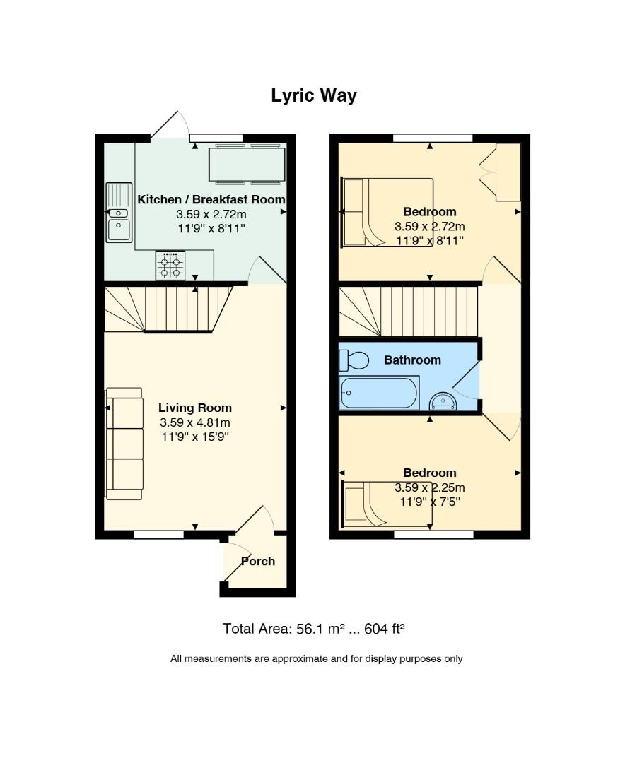 Floorplan for Lyric Way, Thornhill, Cardiff